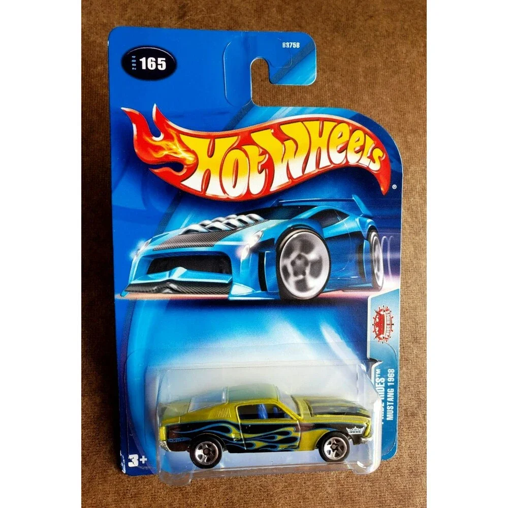 2004 Hot Wheels '68 MUSTANG Pale Green #165 PRIDE RIDES SERIES #1/10 1:64 B3758